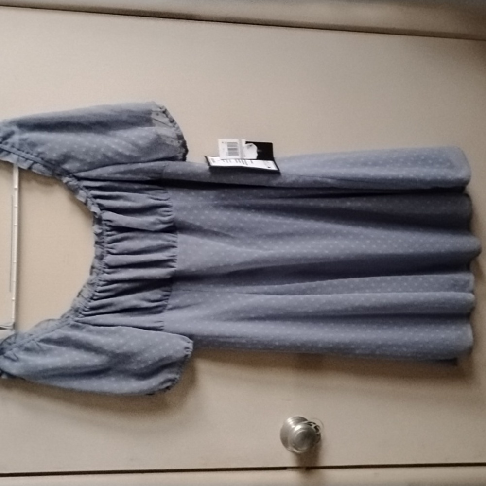 Blue Babydoll Dress (New)